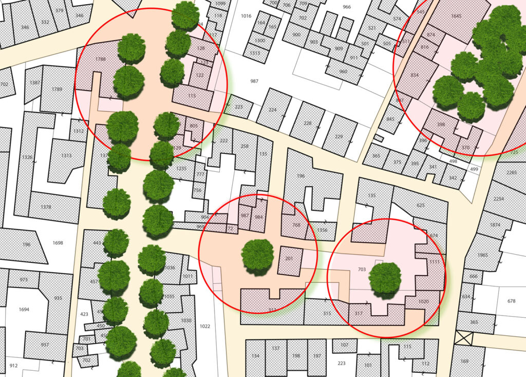 Baumkartierung Baumkataster Stadtplan Bäume
